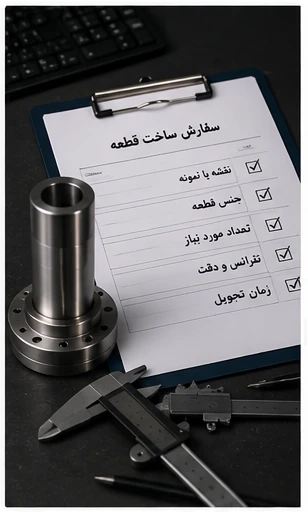 سفارش ساخت قطعه صنعتی؛ قبل از ثبت سفارش چه اطلاعاتی لازم است؟